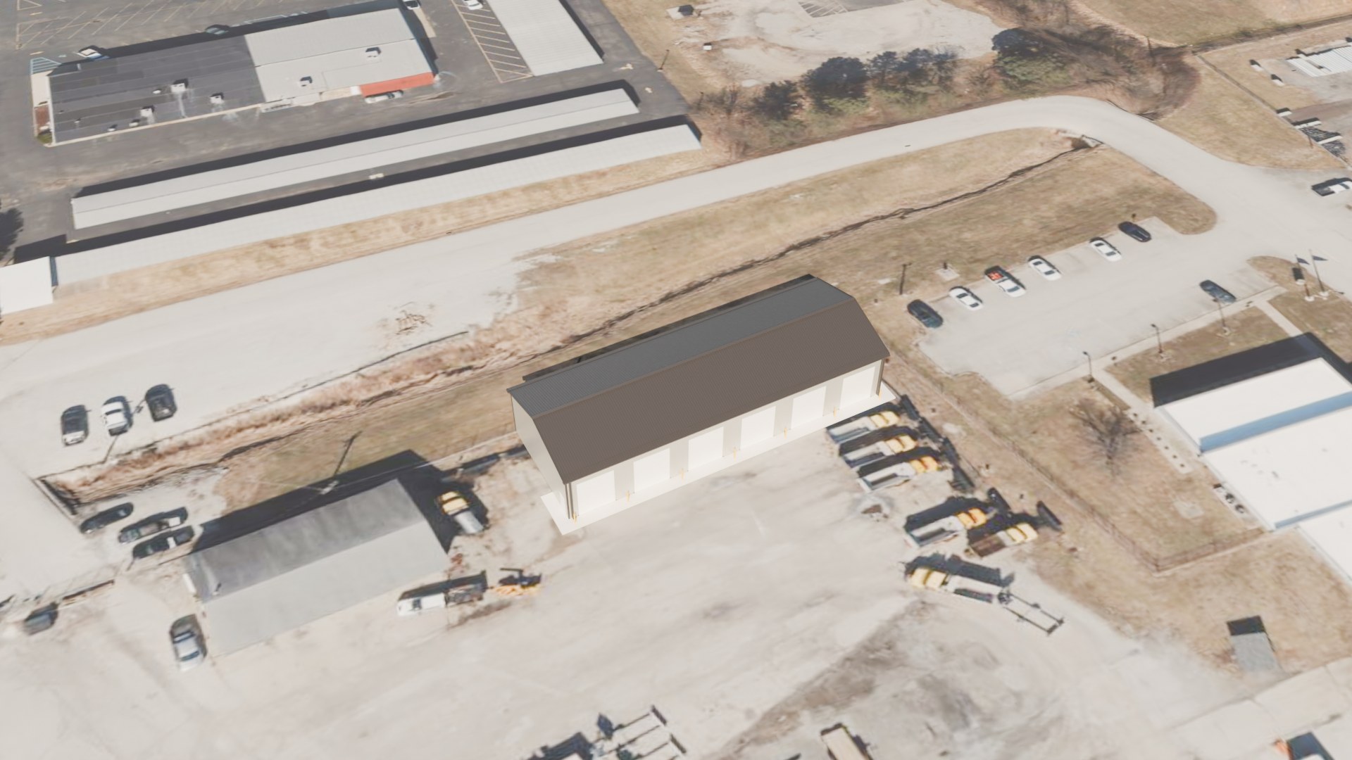 Aerial site view